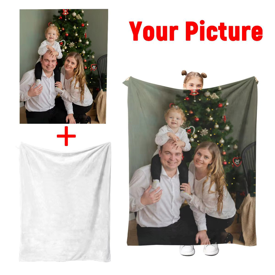 Personalisierte Fotodecke von SRH aus weichem Flanell in Multicolour - Bild 2