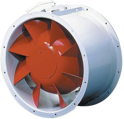 Helios Rohrlüfter 6717 in Weiß mit 21320 m³/h Luftförderleistung und 400V Anschluss - Bild 1