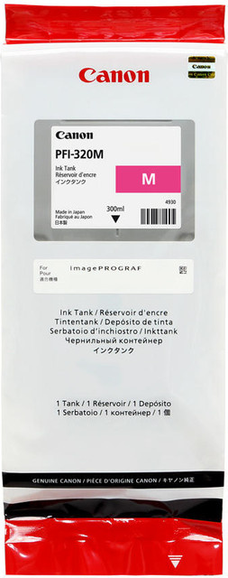 Canon PFI-320M Original Tintenpatrone Magenta für imagePROGRAF TM-Serie, 300 ml - Bild 1