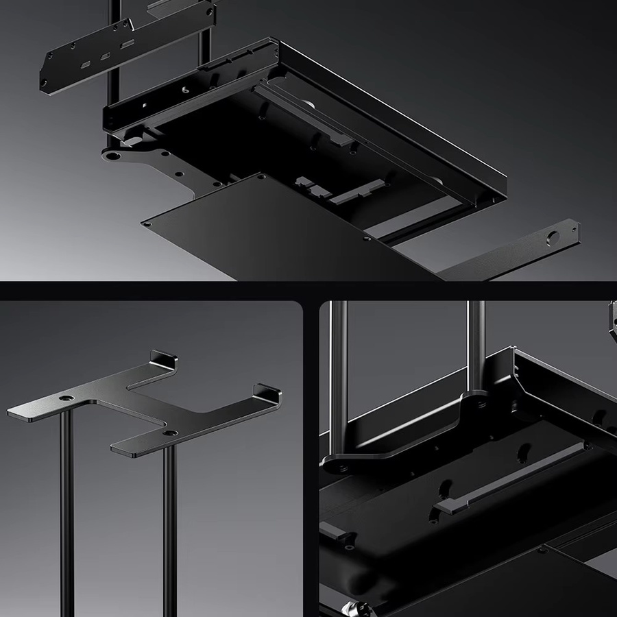 AOOSTAR EG02 EGPU-Dock in Schwarz mit Oculink PCIe 4.0 x4 und 2 Thunderbolt 5 Schnittstellen, kompatibel mit ATX und SFX Netzteilen - Bild 4