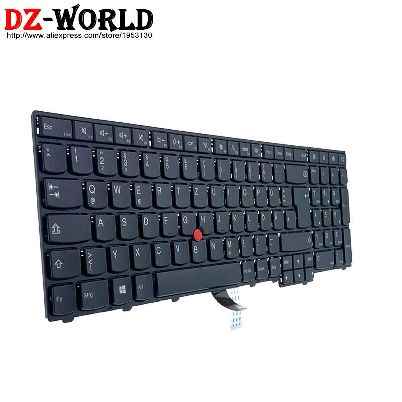 Lenovo Tastatur mit Hintergrundbeleuchtung in Schwarz für ThinkPad T540P W540 W541 T550 W550S T560 P50S L540 L560 E531 E540 DE Layout - Bild 3