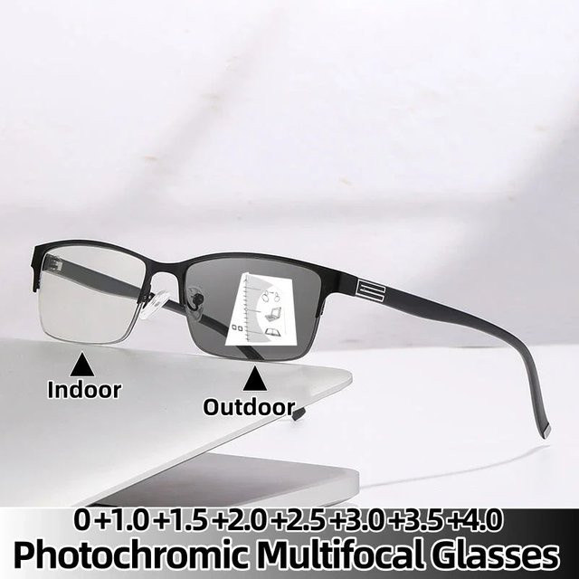 LALAMOLI Lesebrille, rectangular, black, Männer, Anti-blau Licht - Bild 1