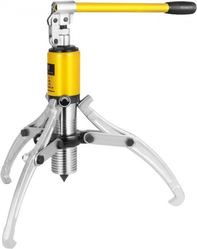 VEVOR 15T Hydraulischer Abzieher mit 3 Backen in Gelb für Radnaben, Polräder und Lager mit 180 mm maximaler Reichweite - Bild 1