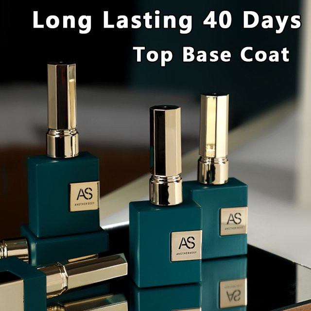 AS Basis- und Überlack für Gel-Nagellack, 15 ml, Matt - Bild 1