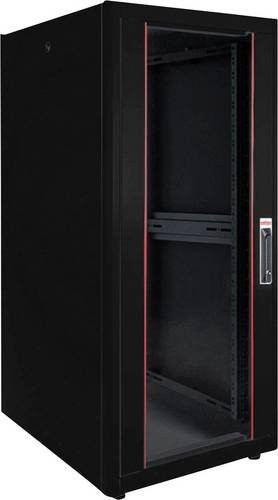 Roline 19 Zoll Netzwerkschrank Schwarz B/H/T: 600 x 1560 x 600 cm - Bild 1