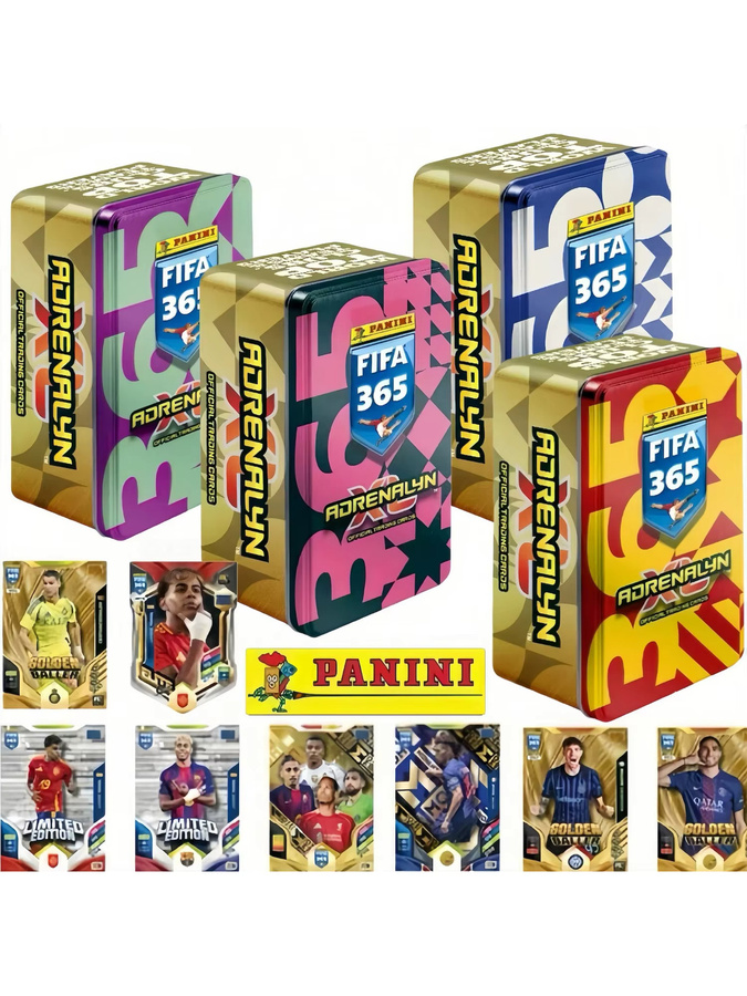 Panini FIFA 365 2026 Adrenalyn XL Metall-Box, Fußballkarten, Set / Bundle - Bild 4