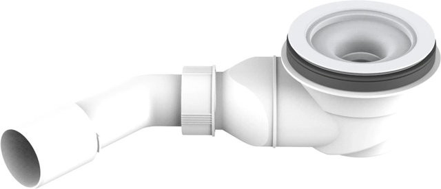 Ottofond Spezial-Duschwannenablauf Point Drain rund in Weiss - Bild 1