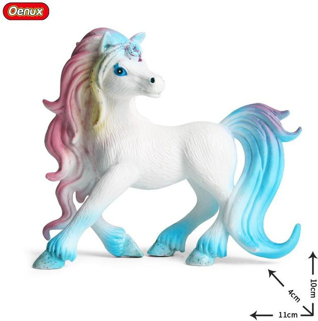 Oenux Regenbogen-Pegasus Märchen Actionfigur PVC ab 3-6 Jahre - Bild 1