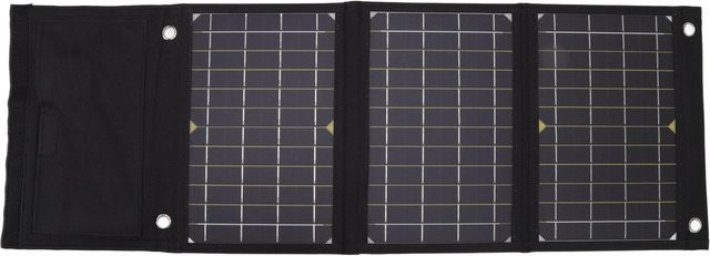 CosyHome Tragbares Faltbares Solarmodul 24W Monokristallin Schwarz mit USB-A Anschluss für Camping - Bild 1