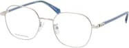 Polaroid PLD D474/G Brille, Vollrand, quadratisch, grau, silber, Unisex - Bild 1