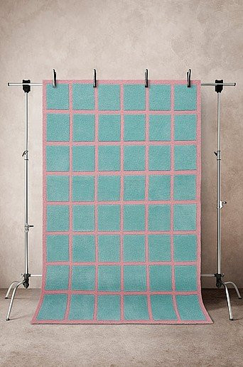Jotex RAVELLO Florteppich Multicolour Pink und Türkis B: 170 cm, T: 240 cm - Bild 1