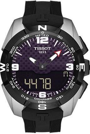 Tissot Armbanduhr NBA Serie, Quarz, Edelstahl, 45 mm, Herren, Lila Zifferblatt - Bild 1