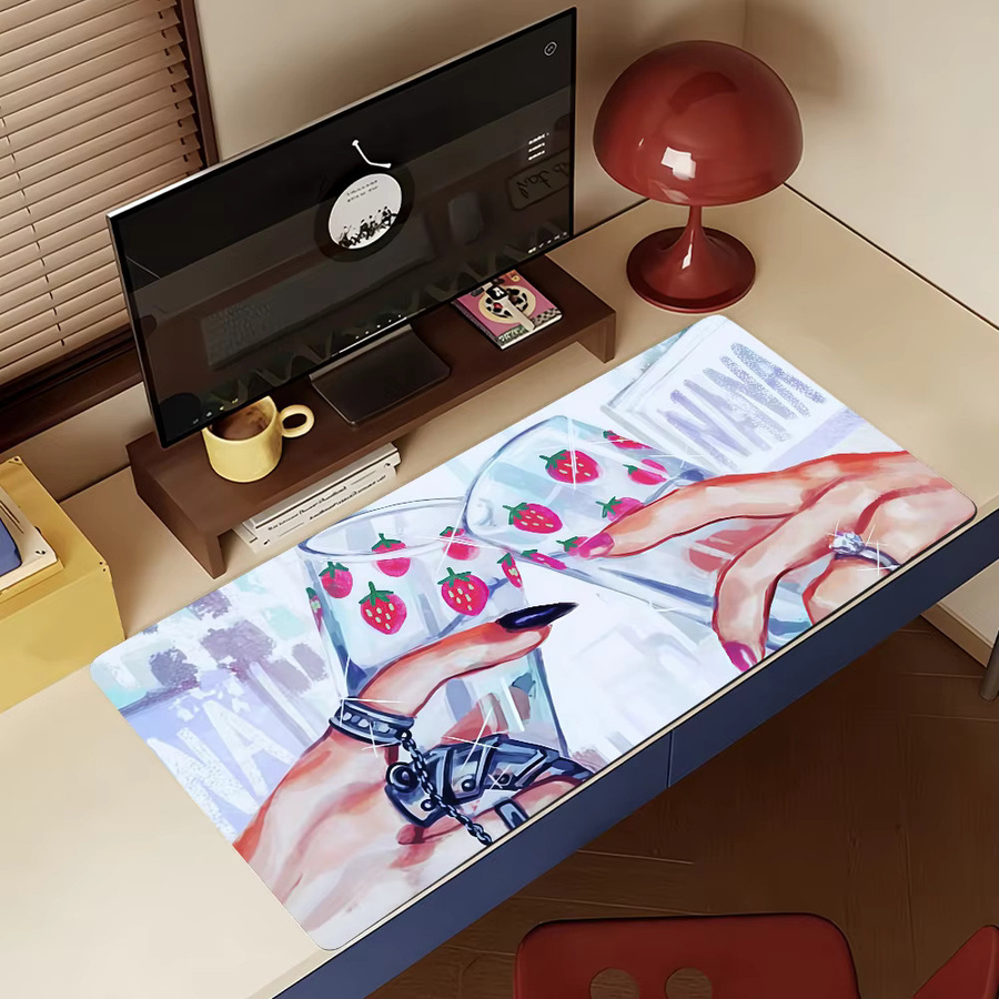 Anime N-NANA Mauspad in Multicolour, rutschfeste Tischunterlage aus Gummi für PC und Laptop - Bild 4