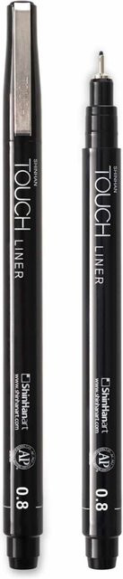 ShinHan TOUCH Liner Profi-Fineliner in Schwarz mit 0,8 mm Strichstärke - Bild 1
