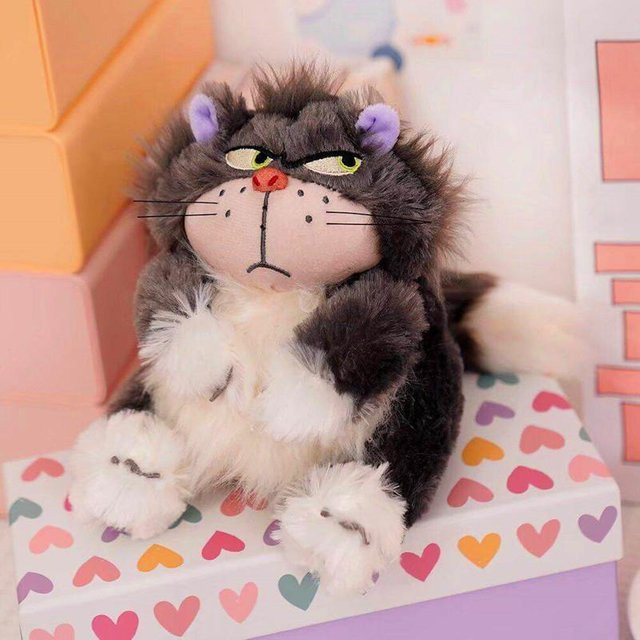 L.RIDING PULO Aschenputtel-Katze Luzifer, Plüschtier, schwarz, 30cm - Bild 1