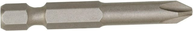 LUX-TOOLS Kreuzschlitz-Bit PH2 in Silber, Länge: 50 mm - Bild 1