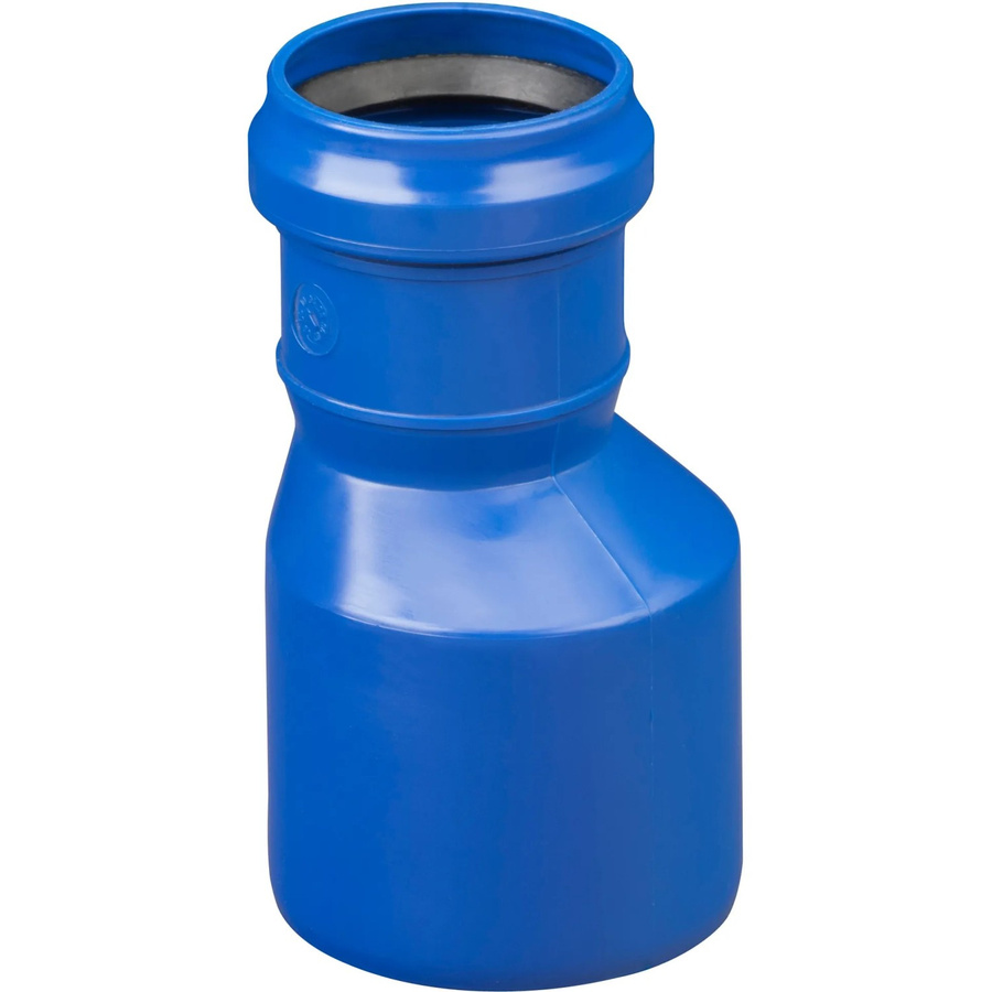 Marley HT Silent Abwasser-Rohrsystem Reduktion DN 110/75 in Grau und Blau - Bild 2