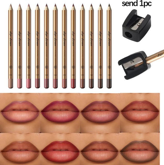 YOUNG VISION Lipliner-Set, 6 Farben, Nude, Matt, Creme, Unisex - Bild 1