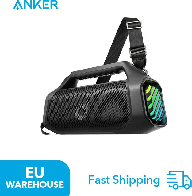 Anker Soundcore Boom2 Pro Outdoor-Lautsprecher in Schwarz mit RGB-Beleuchtung, 140 W, IPX7 wasserdicht - Bild 1