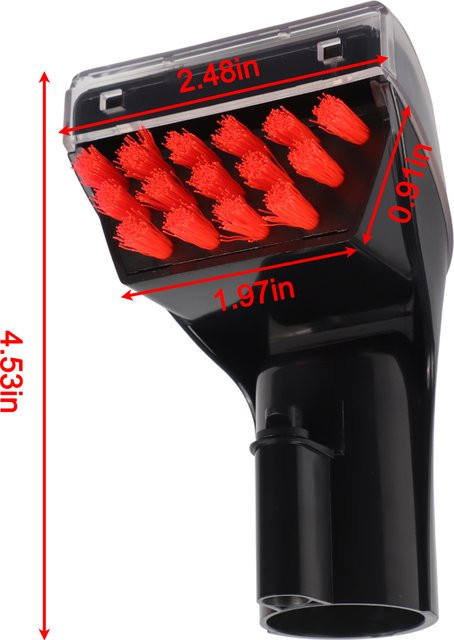 Bissell Polsterwerkzeug Fleckenbürste in Schwarz für die Tiefenreinigung von Treppen und Möbeln der Serie 1425 - Bild 1