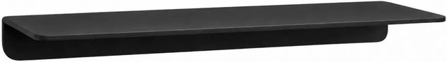 Radius Design Wandablage aus Metall in Schwarz Matt, Breite: 70 cm - Bild 1