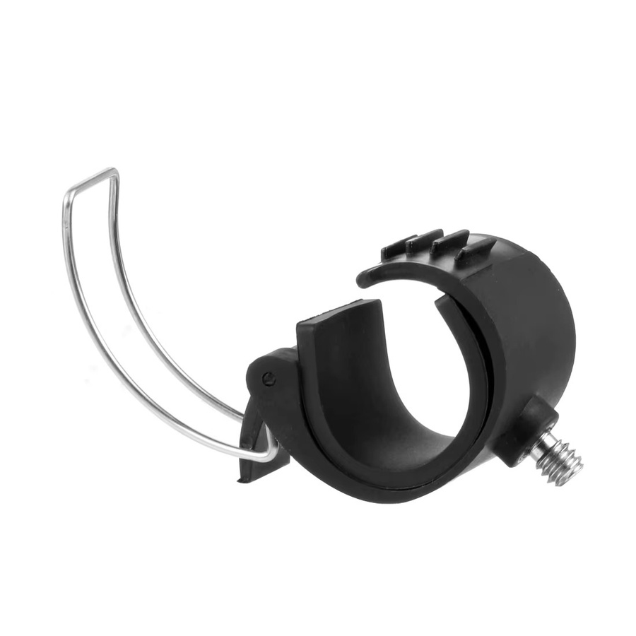 Handheld-Monopod Selfie-Clip-Stick mit verstellbarer Schnalle und Telefonhalter-Adapter für GoPro, Insta360 und OSMO 360 Actionkameras in Schwarz - Bild 1