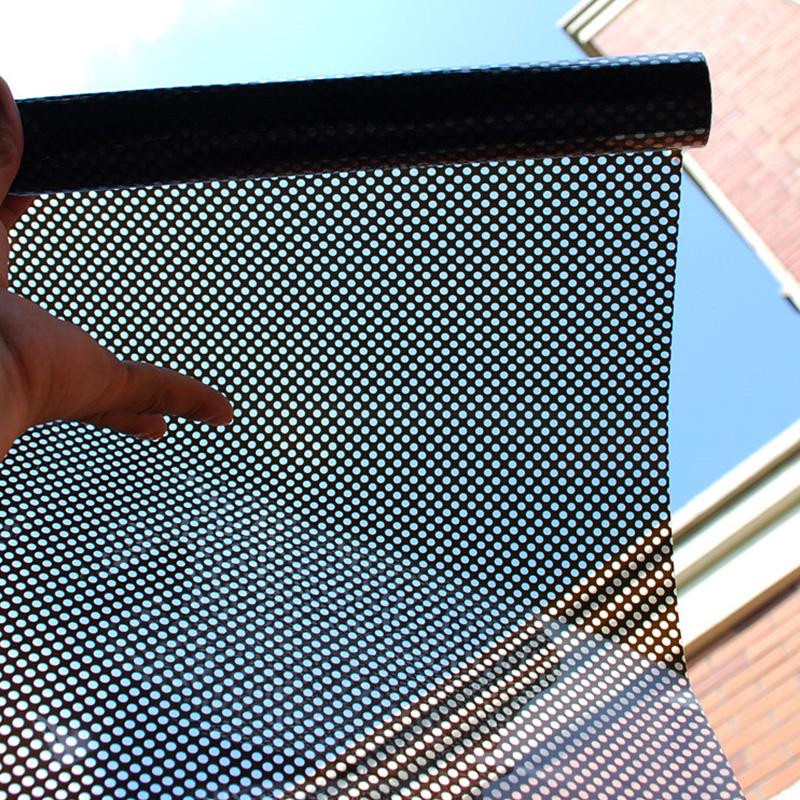 Home Time Anti-UV Fensterfolie selbstklebend zur Raumverdunkelung und Privatsphäre in Schwarz und Weiß, B x H: 45 x 100 cm - Bild 2