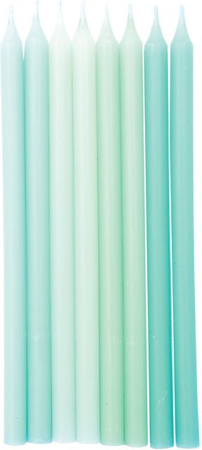 Rico Design Stabkerzen aus Paraffinwachs in Mint, Höhe: 12 cm - Bild 1