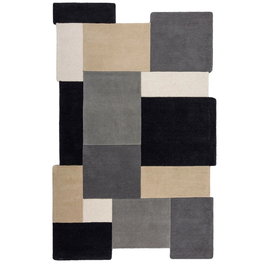 Flair Rugs Wollteppich Collage in Multicolor, modernes abstraktes Design, B/T: 150 x 240 cm - Bild 2