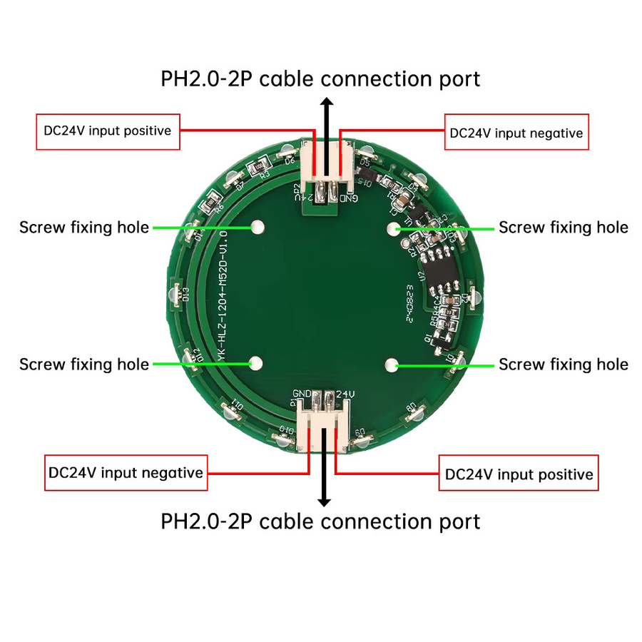 diymore Smart River Touch Tisch Sensor LED Licht Modul mit RGB-Spule, DC 24V, Grün - Bild 2