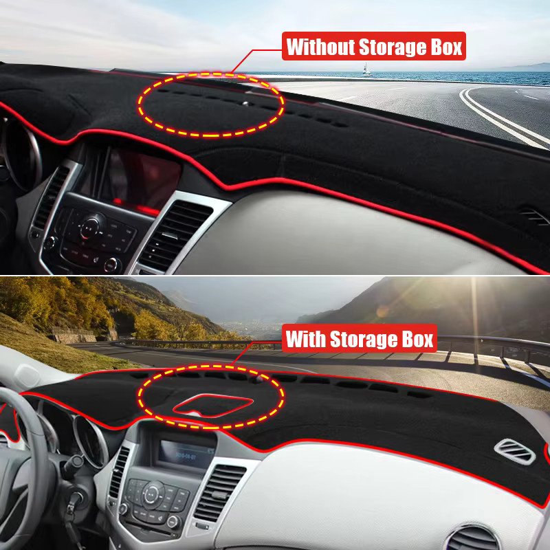 YaLumei Dashboard Sonnenschutz Abdeckung für Chevrolet Cruze (2009-2015) in Schwarz - Bild 4