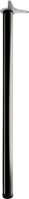 vasalat Set Camar Tischbein höhenverstellbar rund aus Stahl in Schwarz, Höhe: 110,0 - 113,0 cm - Bild 1