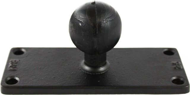 RAM Mounts Rechteckige Basisplatte mit C-Kugel in Schwarz B/B: 50,8 x 127 mm (RAM-202U-25) - Bild 1