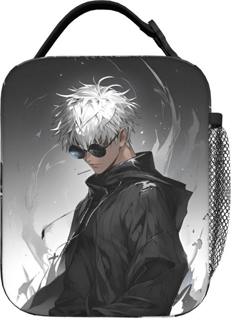 Fancy Style Studio Itadori Yuji Jujutsu Kaisen Isolierte Lunchtasche in Schwarz - Bild 1