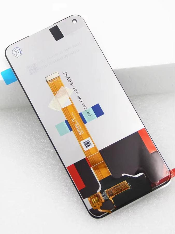 Oppo A54 5G CPH2195 Ersatz-LCD-Display mit 6,5 Zoll Touchscreen-Digitizer-Baugruppe und Rahmen in Schwarz - Bild 4
