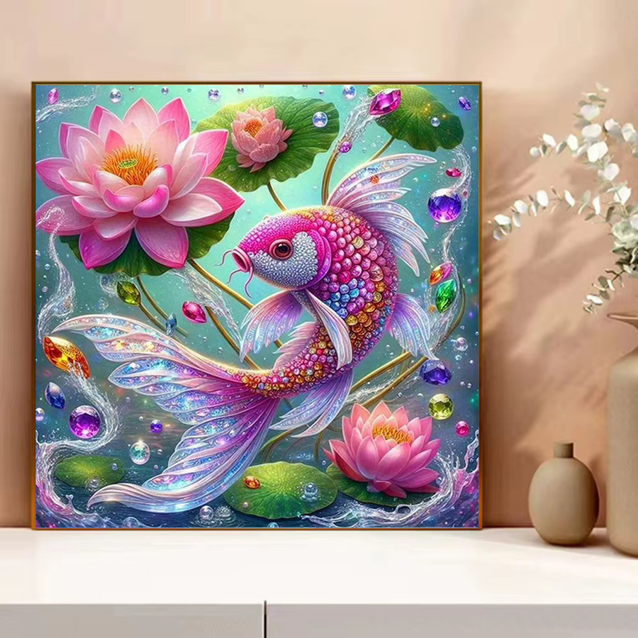 Evershine Kreuzstich-Set mit floralem Tiermotiv in Multicolour, unbedruckte Leinwand 11 CT, B/H: 30 x 30 cm - Bild 3