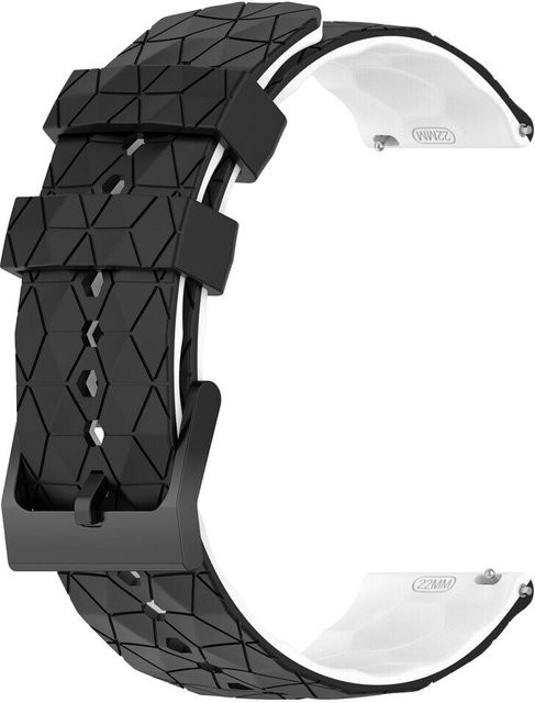 Suunto Uhrenarmband Silikon, 22mm, Schwarz, Unisex - Bild 1