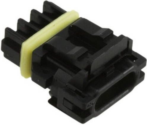 Molex Buchsengehäuse-Kabel Schwarz mit 3 Polzahl und 2,5 mm Rastermaß - Bild 1