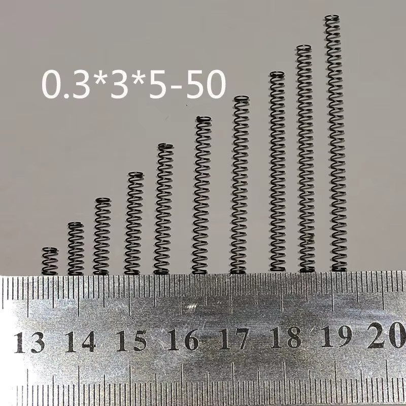 10 Stück Federdraht aus Edelstahl 304 von mandodle, Durchmesser: 0,3 mm, Außendurchmesser: 2–6 mm, Länge: 5–50 mm, kleine Druckfeder für Maschinenzubehör - Bild 2