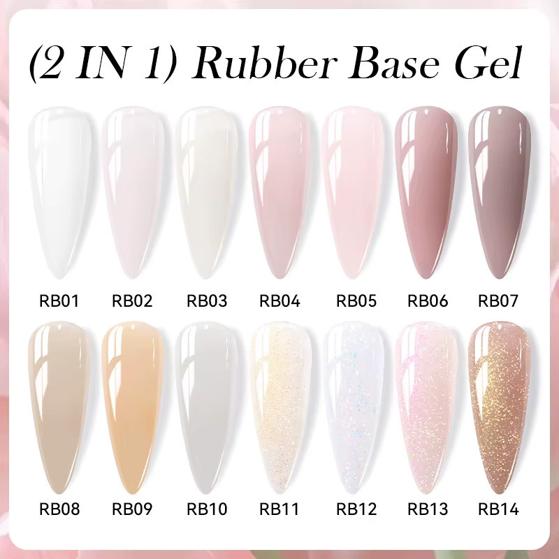 LILYCUTE Nagellack Rose Gold Glitter, Nude, 7 ml - Bild 2