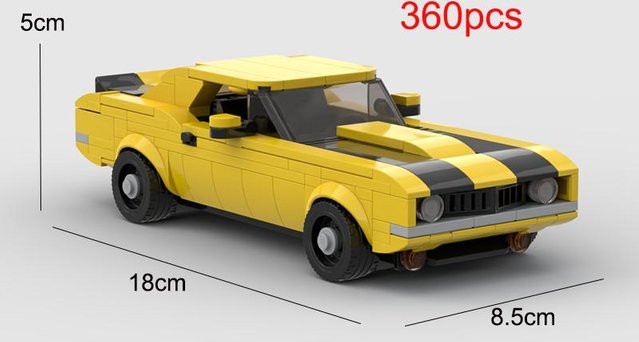Kidsly Camaro Rennsportwagen Fahrzeug, ab 6 Jahren - Bild 1