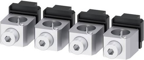 Siemens Rundleiteranschlussklemme 3VA9374-0JK13 in Silber - Bild 1