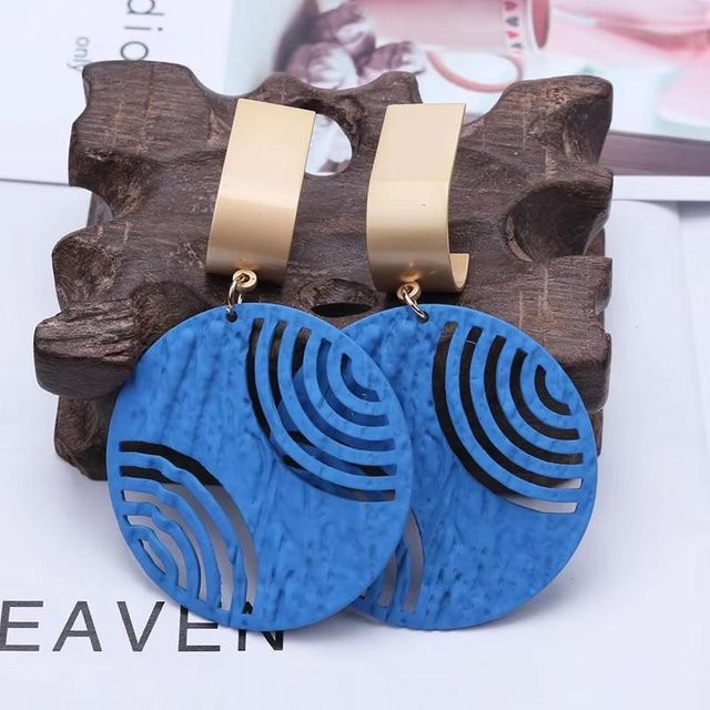 Lucky Star Jewelry Ohrringe, Blau, Geometrisch, Blume, Schmetterling, Damen - Bild 1