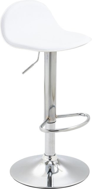 CLP Barhocker Lana V2 mit Metallgestell und Kunstlederbezug, höhenverstellbarer ergonomischer Barstuhl mit Fußstütze und drehbarer Sitzfläche - Bild 1