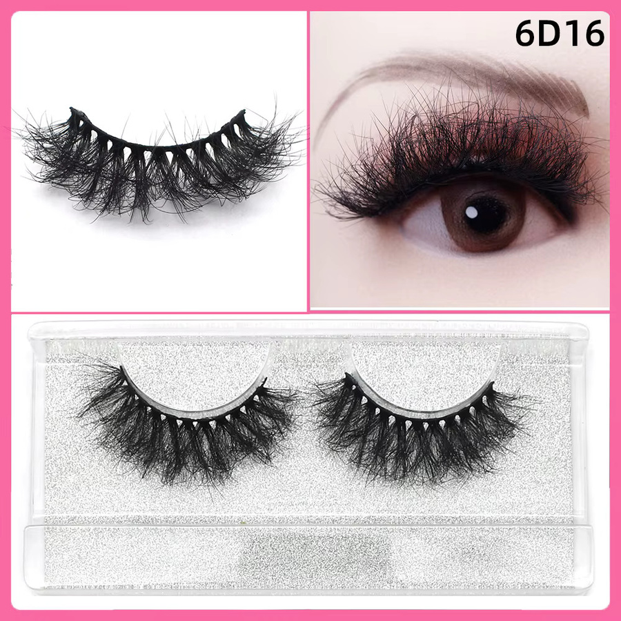 FOXESJI Messy Mink Lashes Künstliche Wimpern, Black, Natürlich - Bild 4