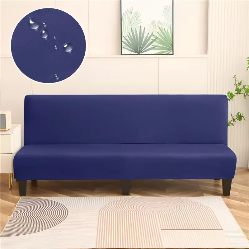 WANERQU Sofabezug einfarbig und armlos, waschbare Sofa-Schutzhülle für dein Wohnzimmer - Bild 3