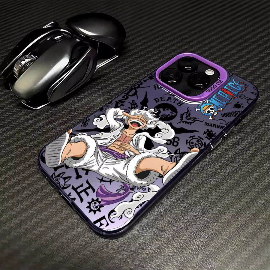 One Piece Ruffy Gear 5 Soft Cover Case für iPhone 14 15 16 17 Pro Max Plus Air 16e 11 12 13 in Multicolour - Bild 4