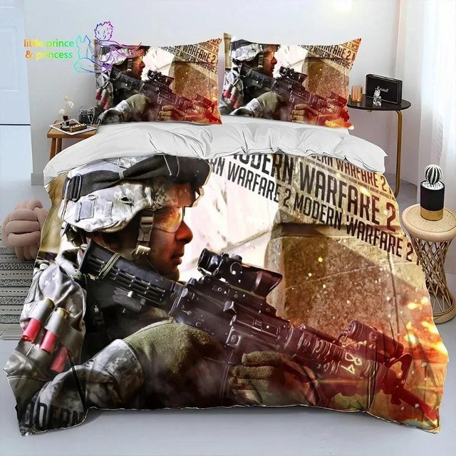 Call of Duty Gamer Bettwäsche-Set von Binchi Outdoor Product, Mehrfarbig, Material: Mikrofaser, B/H: 240 x 220 cm - Bild 1