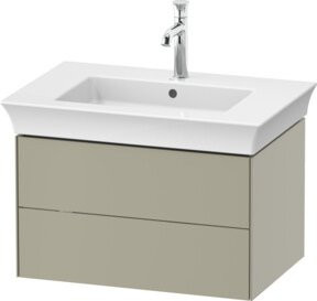 Duravit Waschtischunterschrank ohne Aufsatz White Tulip, Farbe: Weiß, Seidenmatt, B/T/H: 41 x 68,4 x 45,8 cm - Bild 1