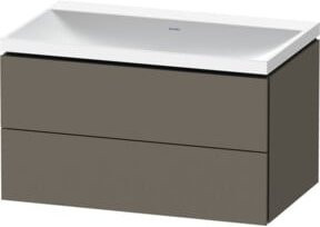 Duravit L-Cube Möbel-Set Wandhängend, Grau Matt, B/T/H: 80 x 48 x 48 cm - Bild 1